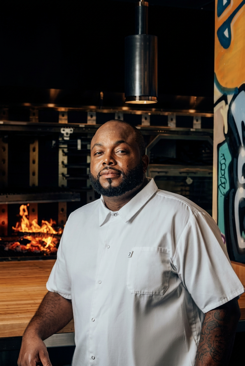 Portrait of Chef Raheem Sealey